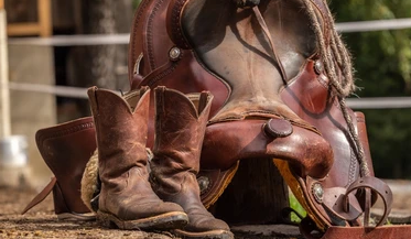 Worn Saddle